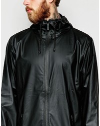 Мужская черная ветровка от Rains
