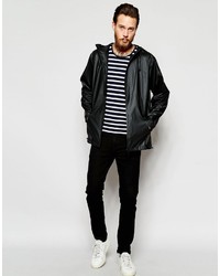 Мужская черная ветровка от Rains