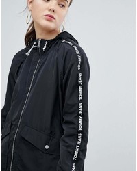 Женская черная ветровка от Tommy Jeans