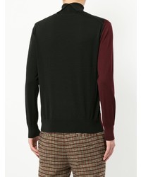 Мужская черная водолазка с принтом от Marni