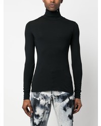 Мужская черная водолазка с принтом от Raf Simons