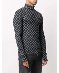 Мужская черная водолазка с принтом от Misbhv