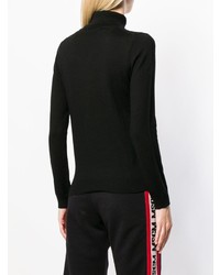 Женская черная водолазка с принтом от Rossignol