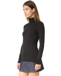 Женская черная водолазка от Petit Bateau