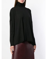 Женская черная водолазка от Stefano Mortari