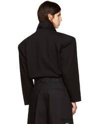 Женская черная водолазка от Vetements