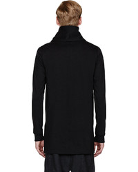 Мужская черная водолазка от Rick Owens