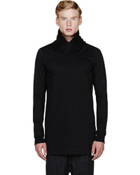 Мужская черная водолазка от Rick Owens