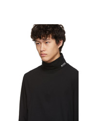 Мужская черная водолазка от BOSS