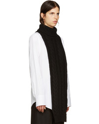 Женская черная водолазка от Jil Sander