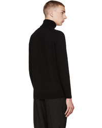 Мужская черная водолазка от AMI Alexandre Mattiussi