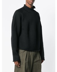 Мужская черная водолазка от Yohji Yamamoto