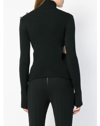 Женская черная водолазка от David Koma