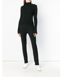 Женская черная водолазка от David Koma