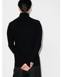 Мужская черная водолазка от Raf Simons