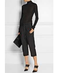 Женская черная водолазка от Rick Owens