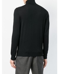 Мужская черная водолазка от Dell'oglio