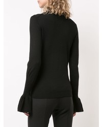 Женская черная водолазка от Veronica Beard