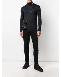 Мужская черная водолазка от Raf Simons X Fred Perry