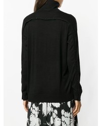 Женская черная водолазка от Stefano Mortari