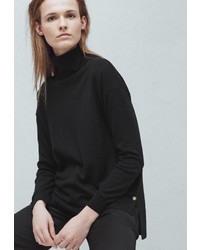 Женская черная водолазка от Mango