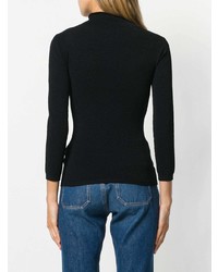 Женская черная водолазка от Giorgio Armani