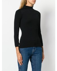Женская черная водолазка от Giorgio Armani