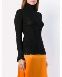 Женская черная водолазка от Nude