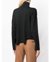 Женская черная водолазка от Zanone