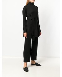 Женская черная водолазка от Lamberto Losani