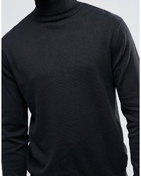 Мужская черная водолазка от French Connection