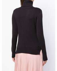 Женская черная водолазка от Loro Piana