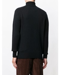 Мужская черная водолазка от Drumohr