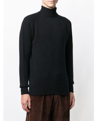 Мужская черная водолазка от Drumohr