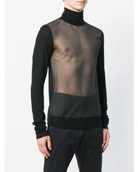 Мужская черная водолазка от Neil Barrett