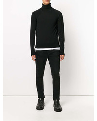 Мужская черная водолазка от DSQUARED2