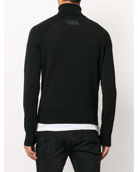 Мужская черная водолазка от DSQUARED2