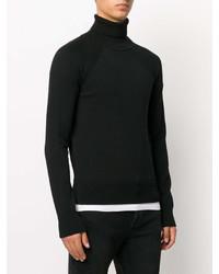 Мужская черная водолазка от DSQUARED2