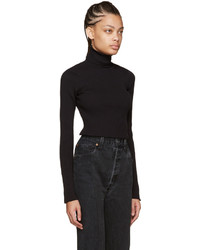 Женская черная водолазка от Vetements