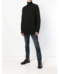 Мужская черная водолазка от Dondup