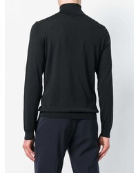 Мужская черная водолазка от BOSS HUGO BOSS