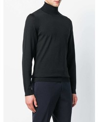 Мужская черная водолазка от BOSS HUGO BOSS