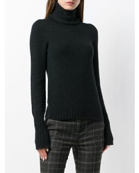 Женская черная водолазка от Roberto Collina