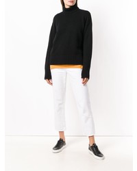 Женская черная водолазка от Lamberto Losani