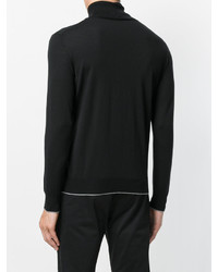 Мужская черная водолазка от Eleventy