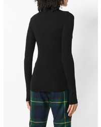 Женская черная водолазка от P.A.R.O.S.H.