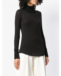 Женская черная водолазка от Pierantoniogaspari