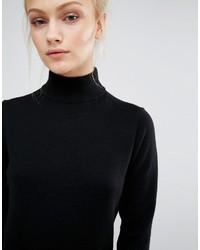 Женская черная водолазка от Warehouse