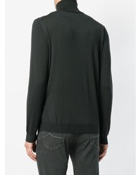 Мужская черная водолазка от Zanone