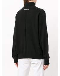 Женская черная водолазка от Moncler